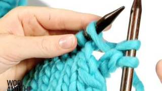 Comment faire une augmentation  tuto tricot [upl. by Cleve]