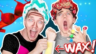 Mystery Wheel of Slime Challenge HOT CHEETOS SLIME Learn How To Make DIY Switch Up Oobleck Food [upl. by Ataynik]