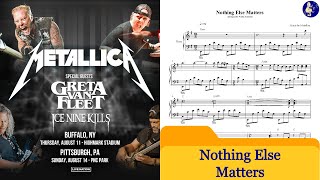 Nothing Else Matters  Metallica Piano Solo [upl. by Nata]