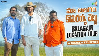 మా కొమరయ్య తాత చెట్టు  Balagam Location Tour  BalagamBTSSeries  BalagamVenu  Tillu​ [upl. by Lednam]