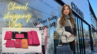 Chanel Winter Sale I Chanel Shopping Vlog 2024 I Chanel 24C Cruise Collections I New in Bags [upl. by Fennell980]