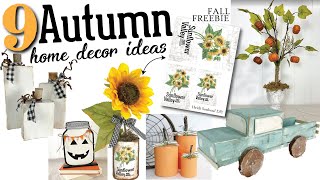 9 Autumn Home Decor Ideas  Easy To Follow High End Ideas For The Fall [upl. by Gerardo152]