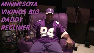 Minnesota Vikings Big Daddy Recliner [upl. by Dnalra]