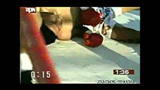 18yrold Manny Pacquiao 1 round KO vs Singwangcha [upl. by Schreib]