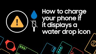 How to charge your phone if it displays a water drop icon [upl. by Cecilia]