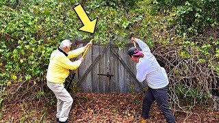 Brothers Uncover Abandoned Shed – When They Opened it they Called 911… [upl. by Ahseenal]