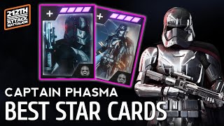 Captain Phasma BEST STAR CARDS amp BUILD 2023  Battlefront 2 [upl. by Edin]