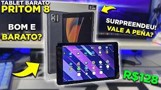 TABLET mais BARATO do ALIEXPRESS com MELHOR CUSTOBENEFÍCIO TAB PRITOM 8 UNBOXING  REVIEW  TESTE [upl. by Ened]