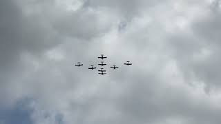 Flyover at Washington County Fair [upl. by Ahsatak]