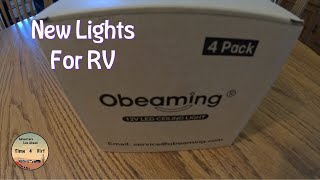 Installing Dimmable LED Puck Lights for Travel Trailer [upl. by Alek763]