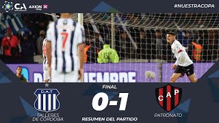 Final Talleres de Córdoba 0  Patronato 1 [upl. by Hseham]