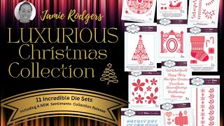 Jamie Rodgers  Creative Expressions Luxurious Christmas Collection 2023  Launch Video [upl. by Ardnekahs]