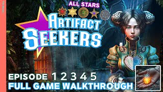 Artifact Seekers 1 2 3 4 5 Full Walkthrough  All Stars [upl. by Dnalwor707]