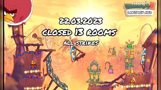 angry birds 2 clan battle 22032023 closed 13 rooms [upl. by Alra]