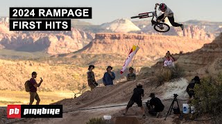 Riders Hitting Their Lines For The FIRST TIME  2024 Red Bull Rampage [upl. by Ysabel253]