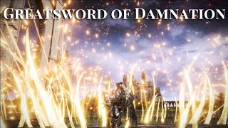 Greatsword of Damnation PvP Showcase  Elden Ring Shadow of the Erdtree Builds [upl. by Ayotna]