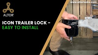 The ICON Trailer Lock  Easy to Install [upl. by Adlai]