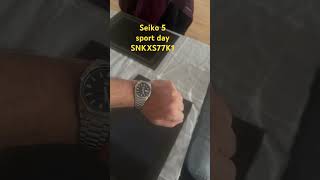 Seiko 5 Sport Day Blau SNXS77K1 seiko5 watch automaticwatches [upl. by Pedrick]