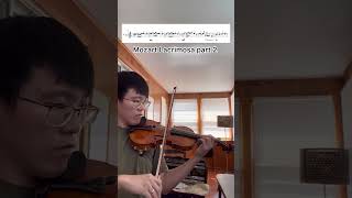 Mozart Lacrimosa violin violinst violinmusic music classicalmusic cover violincover mozart [upl. by Yentnuoc336]