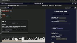 ARCHIVED Learn HTML Forms by Building a Registration Form  Step 48 [upl. by Heidie]