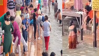 हरिद्वार Ganga Snan 2024 Live Video ‎VirenderVlogs [upl. by Blayze]