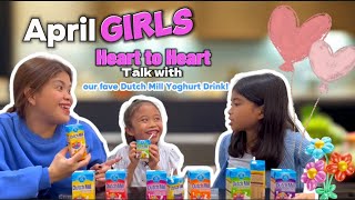 April Girls Heart to Heart to Talk with Our Favorite Dutch Mill Yoghurt Milk [upl. by Mcgurn]