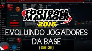 EVOLUINDO OS JOVENS DA BASE  Football Manager 2016 FM 2016 [upl. by Durtschi903]