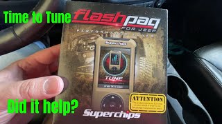 2016 Jeep Wrangler Tuned  SuperChips Flashpaq Tuner [upl. by Ralaigh]