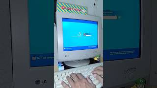 Log on and log off like it was 2001 windowsxp oldcomputer shorts oldmemories [upl. by Annauqal]