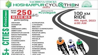 SACHDEVA STOCKS HOSHIARPUR CYCLOTHON 2023 Organized by Fit Bikers Club Hsp [upl. by Uzzia]