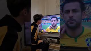 Brazil National Anthem 2014 World Cup 😂🇧🇷 [upl. by Heshum229]