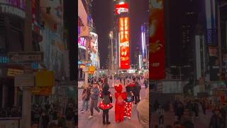 New York City Times Square travel shorts walking [upl. by Ellevehs572]