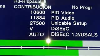 tp para apontamento para o satelite HISPASAT 30W [upl. by Eentirb370]