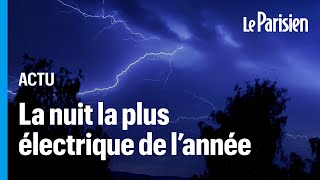 130 000 éclairs pluies diluviennes au moins 3 morts de violents orages ont balayé la France [upl. by Greenes231]