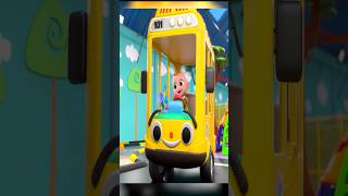 Wheels on the bus go round and round ❤️  ABCs and 123s shorts billionsurprisetoys [upl. by Dnanidref]