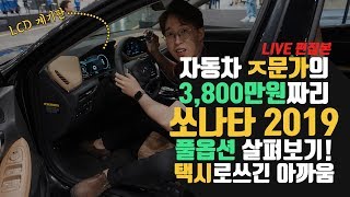 3800만원짜리 쏘나타 2019 풀옵션 살펴보기 자동차 ㅈ문가의 라이브 편집본SONATA 2019 [upl. by Martz373]