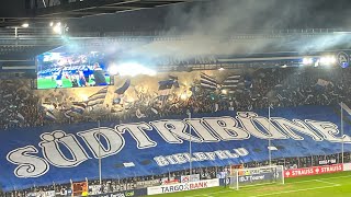 Südtribüne Bielefeld vs Union Berlin 30102024 [upl. by Aicarg789]