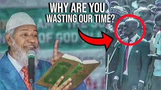 Dr Zakir Naik got angry on christian missionary [upl. by Furey]