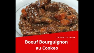 Bœuf bourguignon Cookeo  Cuisson sous pression [upl. by Barnabas]