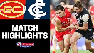 Gold Coast v Carlton Highlights  Round 4 2019  AFL [upl. by Reel]