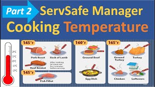 ServSafe Manager Practice Test  Servsafe Food Temperature  Servsafe manager study guidle  Part 2 [upl. by Wycoff]