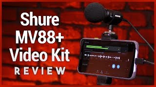 Shure MV88 Video Kit Review  Portable AudioVideo Recording Smartphone Rig [upl. by Oine]