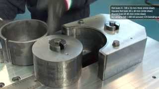 RING SHAPING of flat bars with SIMASV horizontal press [upl. by Dazraf]