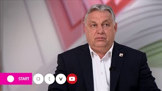 Orbán Brüsszelből jelentkezett be „itt úgy érzem magam mintha egy másik galaxisban lennénk” [upl. by Annavoj]