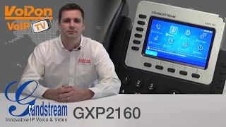 Grandstream GXP2160 HD IP Phone Video Review and Unboxing [upl. by Roth38]