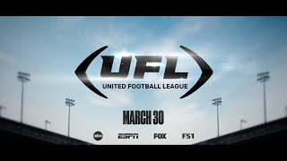 The inaugural UFL Season Kicks Off March 30th 🤝 [upl. by Ecirum598]