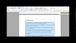 How To Format Your Kindle Book Using Open Office [upl. by Eekorehc992]