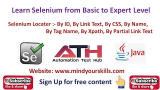 Locators In Selenium WebDriver With Examples  Selenium Tutorial [upl. by Juliano]