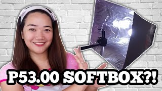 PINAKA MURANG DIY SOFTBOX  HOW TO MAKE SOFTBOX  Lyka Ramos [upl. by Ahsirtap]