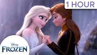 Best of Elsa and Annas Magical Moments  1Hour Compilation  Frozen [upl. by Arytal]